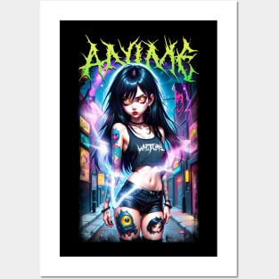 Anime Metal Posters and Art